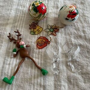 Christmas Ornaments Lot of 8